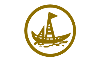 金盾帆船图形