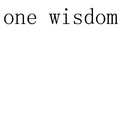 ONE WISDOM