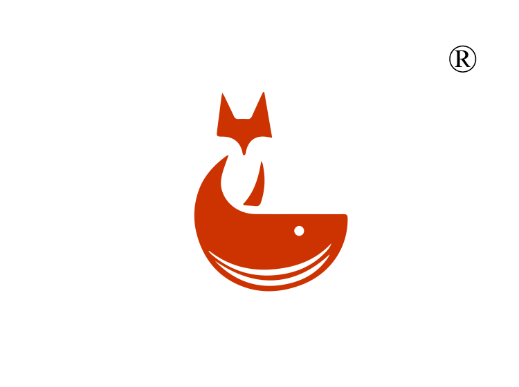 狐狸鲸鱼图形