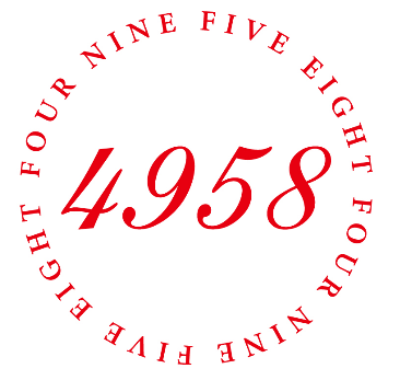 4958 FOUR NINE FIVE EIGHT