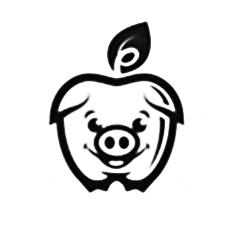 苹果小猪图形