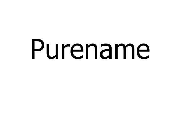 PURENAME